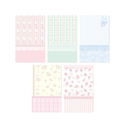 Pearly Button Blush Rose Wallpaper Memo Sticker Pack