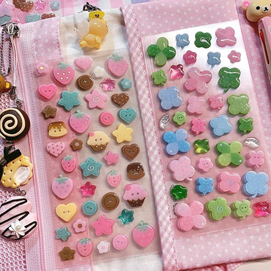 Malangcong Strawberry/Clover Jelly Sticker
