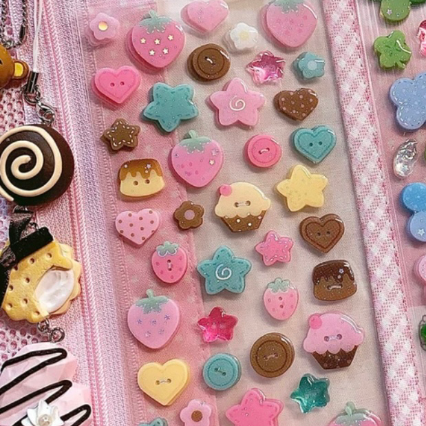 Malangcong Strawberry/Clover Jelly Sticker