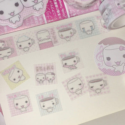 [Wansoclub] Square Marshmallow Kiss Cut Tape