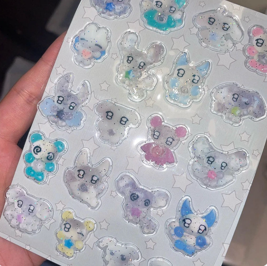 Huhuee Candy Twinkly Puffy Sticker