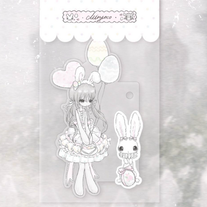 [Miryoco] Easter Egg Girl Acrylic Divider