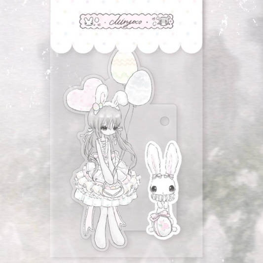 [Miryoco] Easter Egg Girl Acrylic Divider