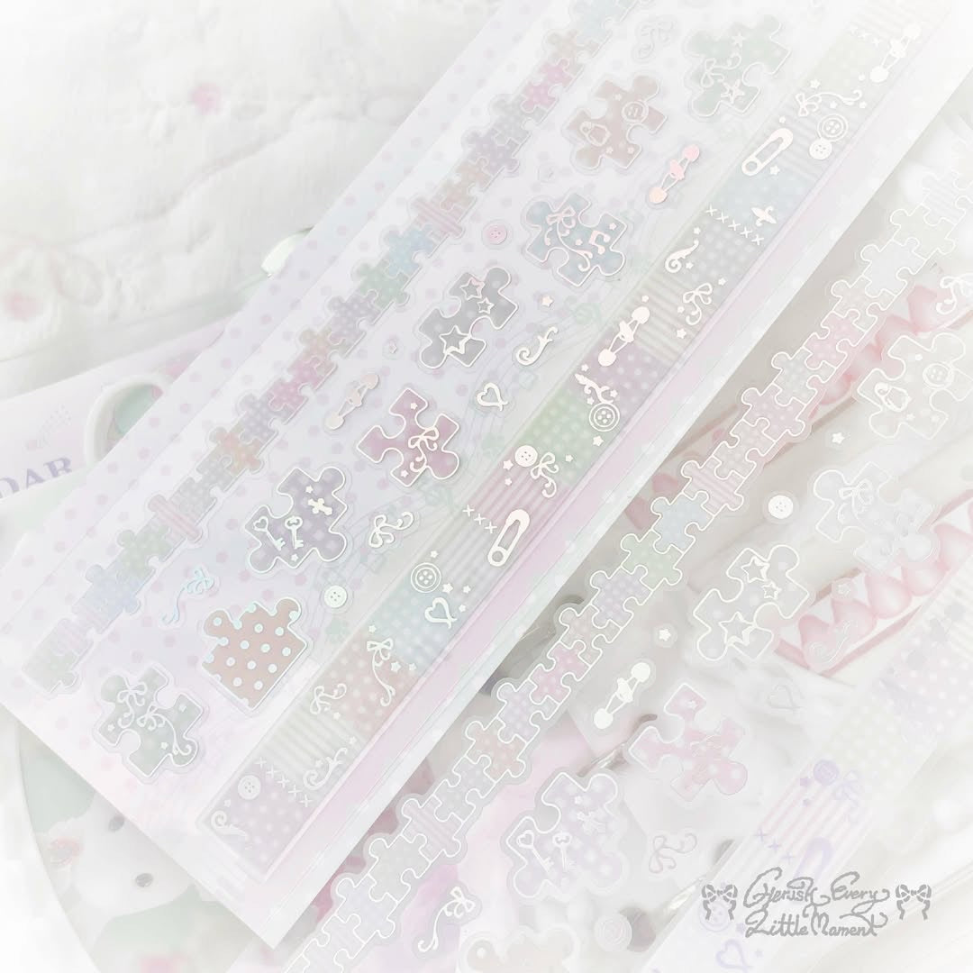 [Cherish] Patch Cotton Candy Puzzle Sticker