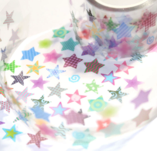 St2krs Funky Stars Kiss Cut Tape