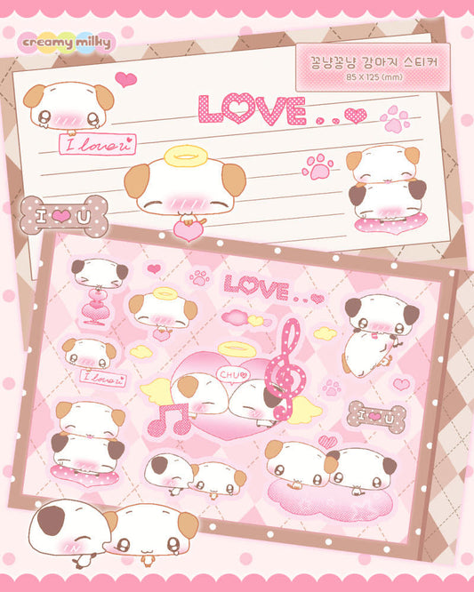 Creamy Milky Sweet Puppy Sticker