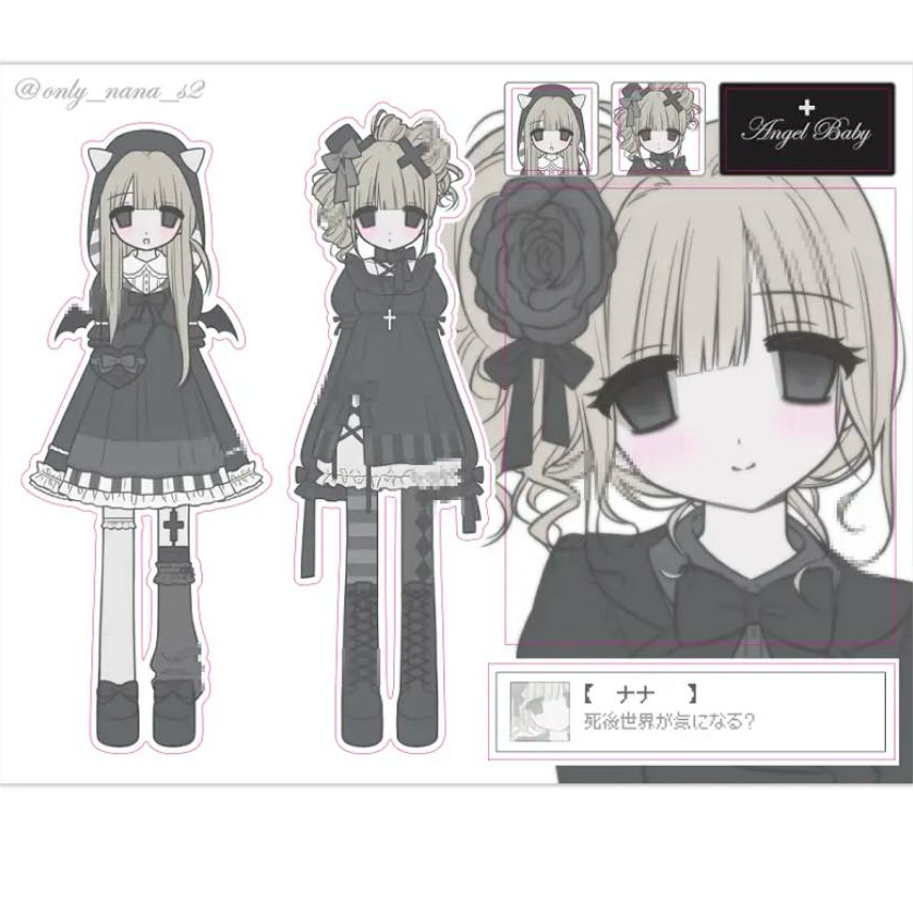 Only Nana Rose Lolita Sticker