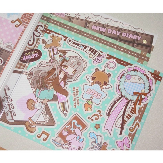 3eotty New Day Diary Sticker