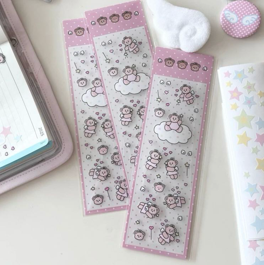 Somandpeace Bear Angel Sticker