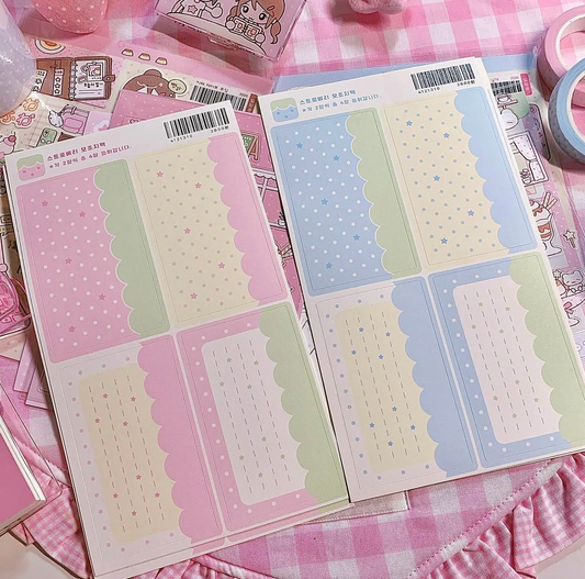 Malangcong Strawberry Paper Sticker Pack