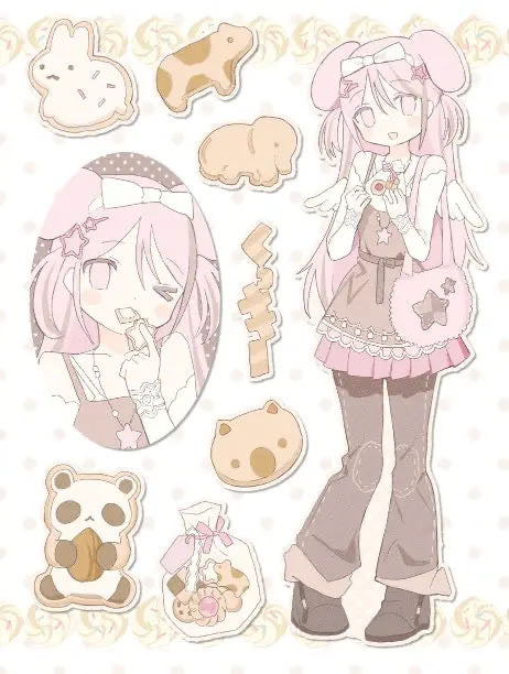 [Yuriaca] Animal Cookies Sticker