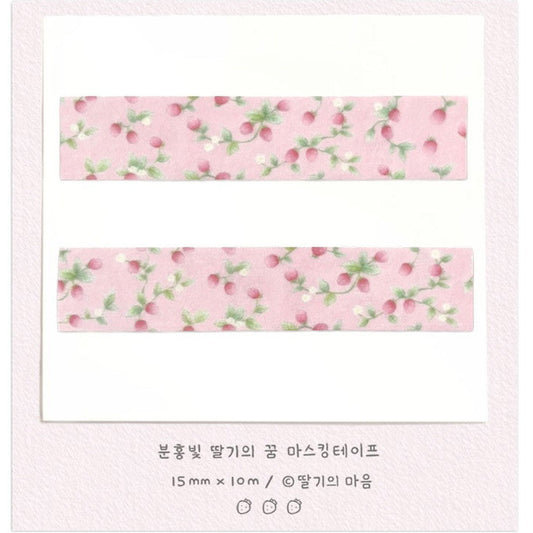Berryheart Strawberry Dream Masking Tape