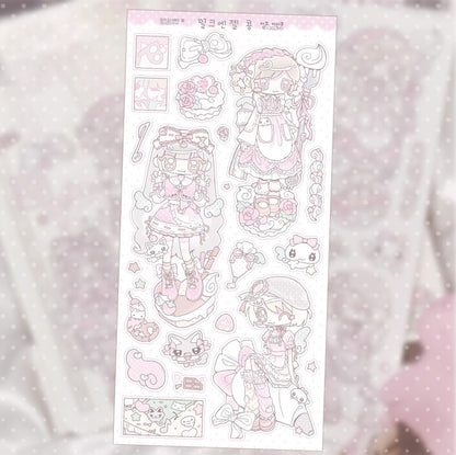 [Ako Aikong] Cream Angel Sticker