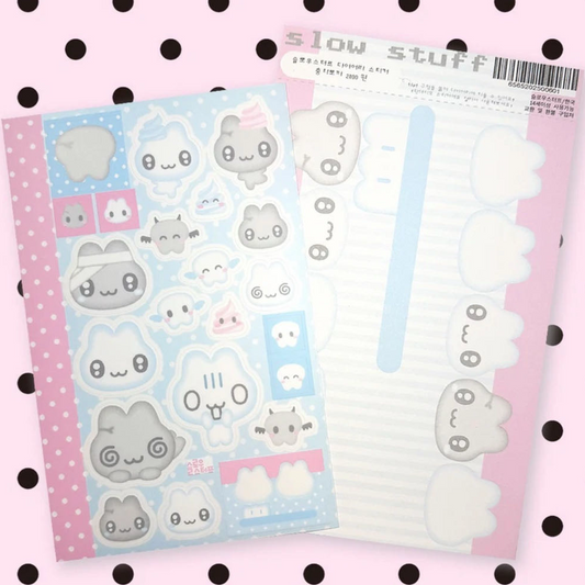 Slow Stuff Bunny Sticker