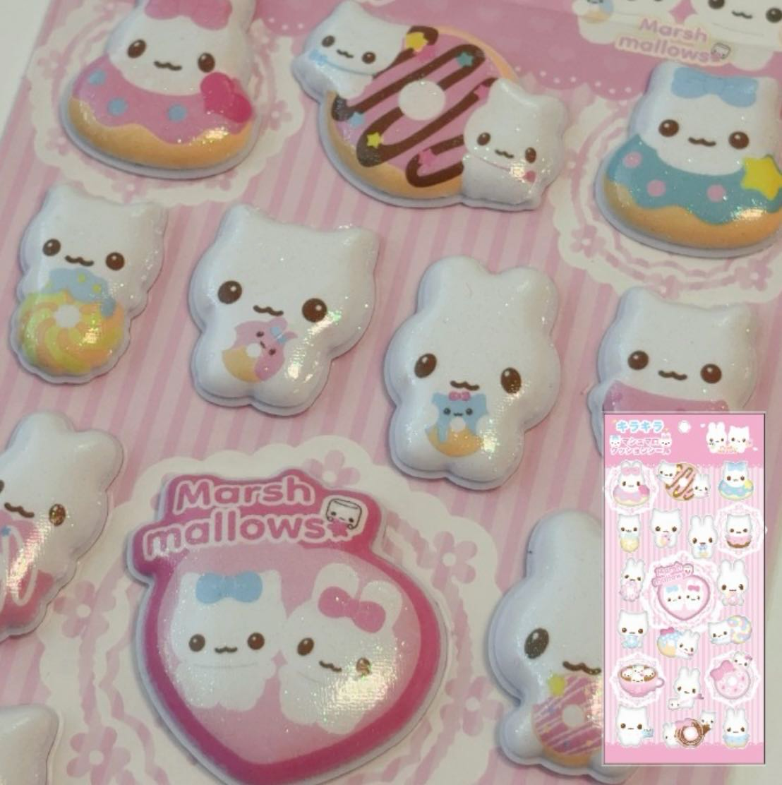 [Mering] Doughnut Puffy Sticker