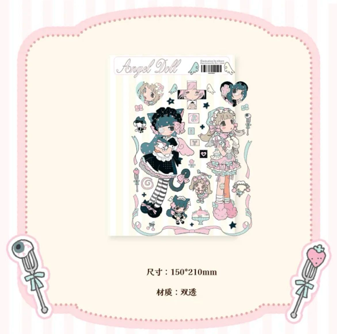 Riiverr & Kiyo Sticker Sheet