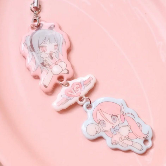 SW & Siljong Collaboration Puffy Keychain