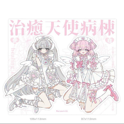 [Aranotchi] Healing Angel Sitthing Sticker
