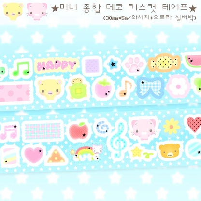 [Pobe] Happy Deco Kiss Cut Tape