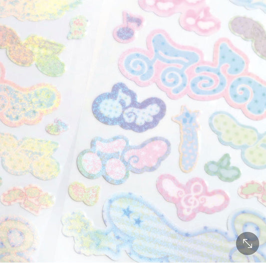 St2krs Angel Notes Sticker