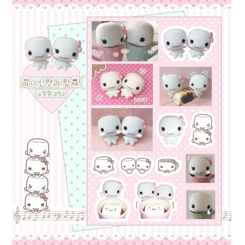 Wansoclub Marshmallow Sticker