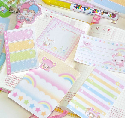 Creamy Milky Rainbo Memo Sticker Pack