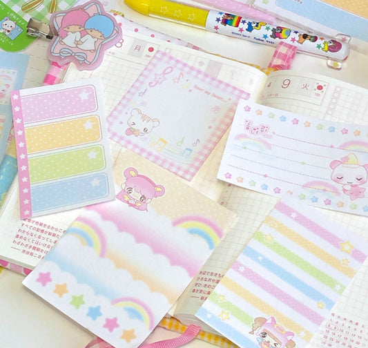 Creamy Milky Rainbo Memo Sticker Pack