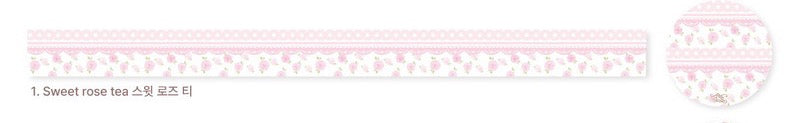 Pearly Button Rose Garden Washi Tape