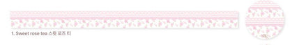 Pearly Button Rose Garden Washi Tape