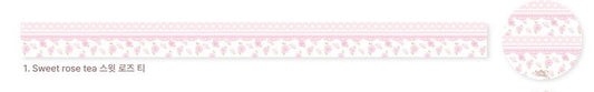 Pearly Button Rose Garden Washi Tape