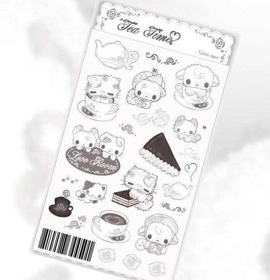 Natsu Nya Tea Time Sticker