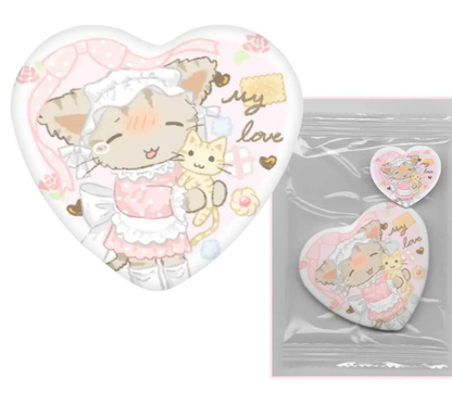 [Arsene] My Love Heart Pin Button