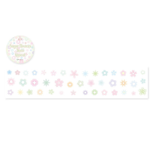 Pearly Button Sugar Flowers Deco Kisscut Tape