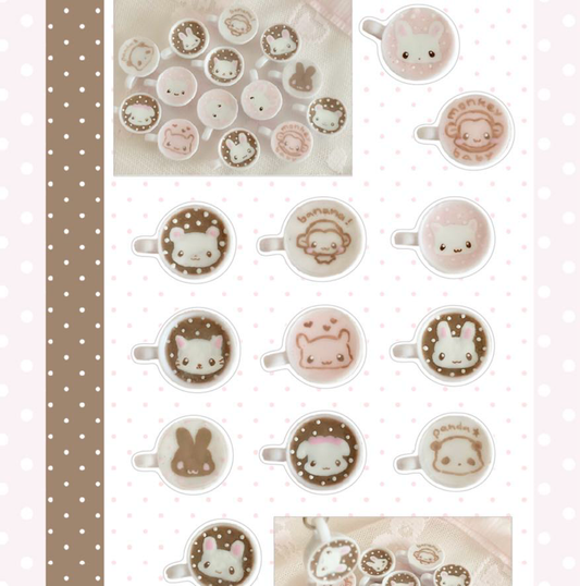 Moe Recipe Latte Sticker