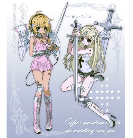 Lovesosa Sword & Angel Sticker