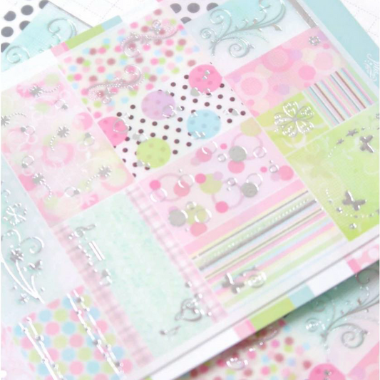 [Pearly Button] Aero Pop Pattern Sticker