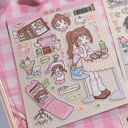 Malangcong Cafe Pudding Sticker