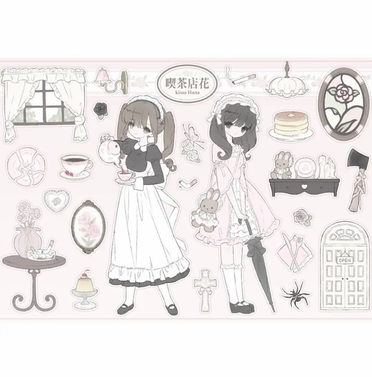 [Kiiyo] Kissa Hana Sticker