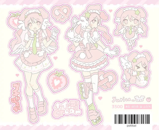 [Yuriaca] Strawberry Bunny Sticker