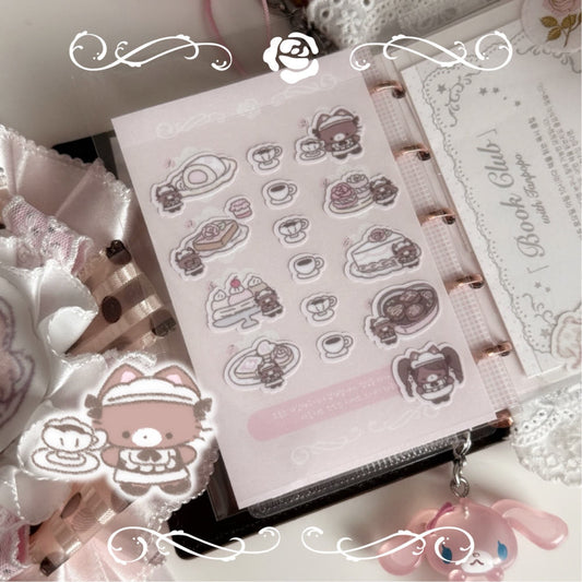 [Tanpopo] Coffee Cat Sticker