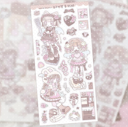 [Ako Aikong] Chocolate Angel Sticker