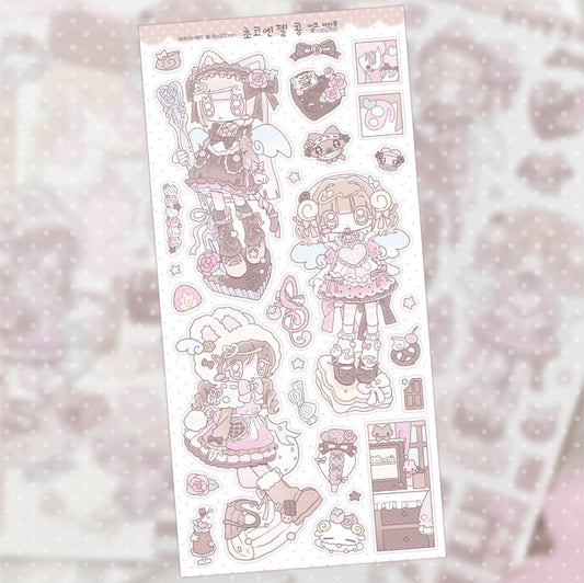 [Ako Aikong] Chocolate Angel Sticker