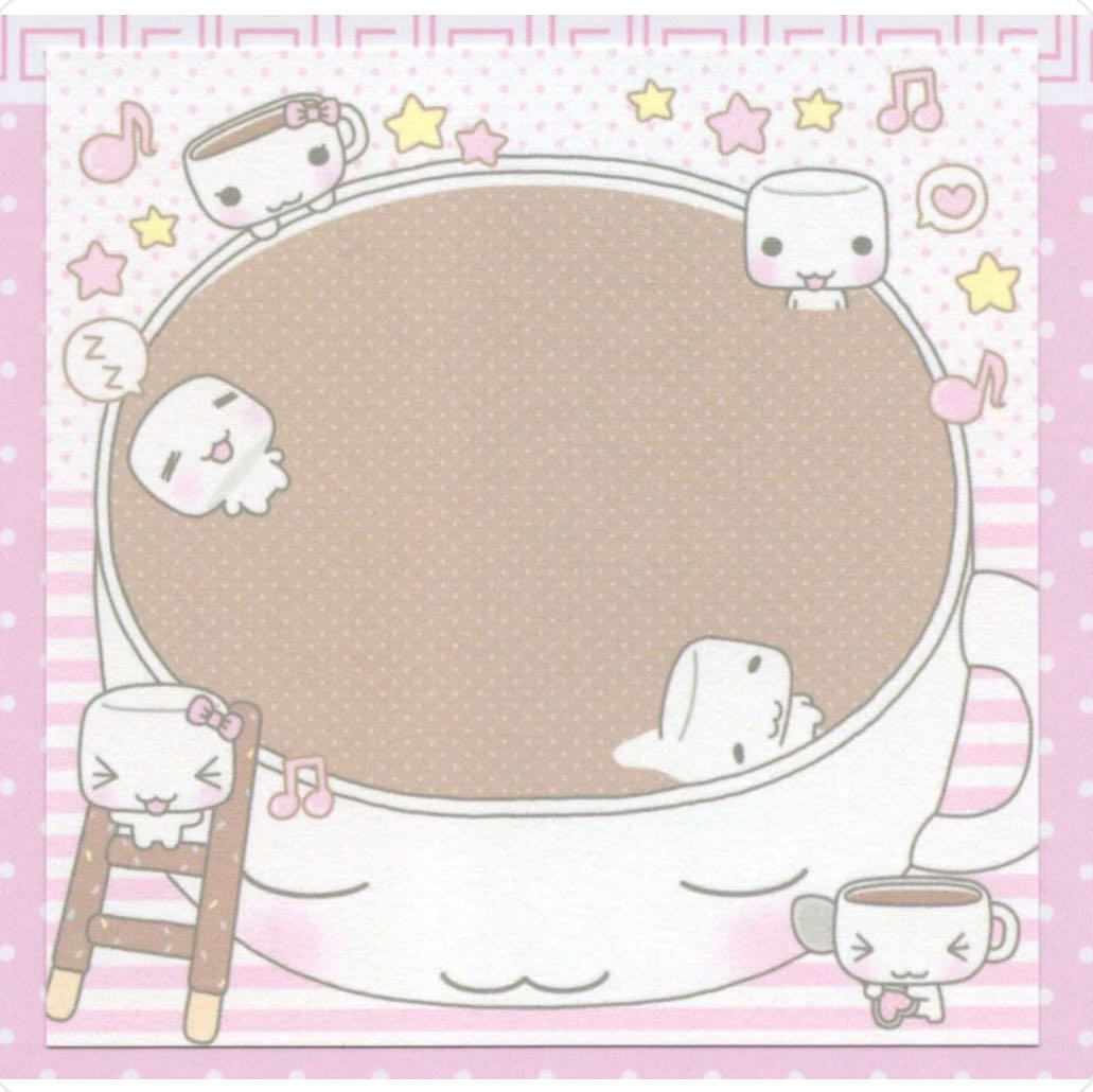 [Wansoclub] Cocoa Marshmallow Memo Pad