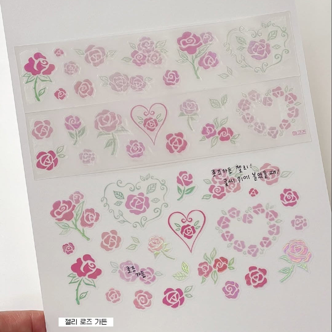 [Magos] Jelly Rose Garden Kiss Cut Tape
