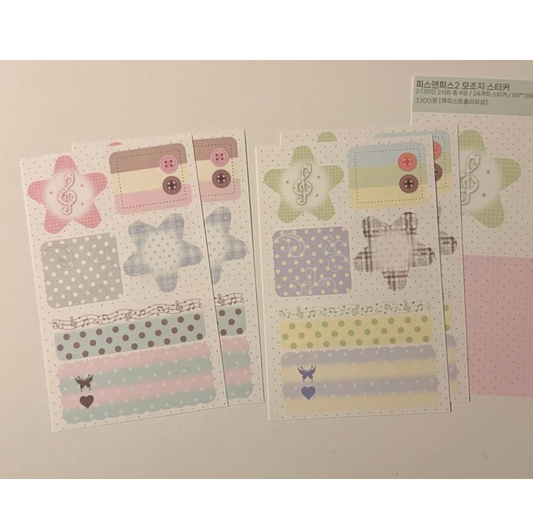 [Happiest] Peace & Peace Sticker Pack #2