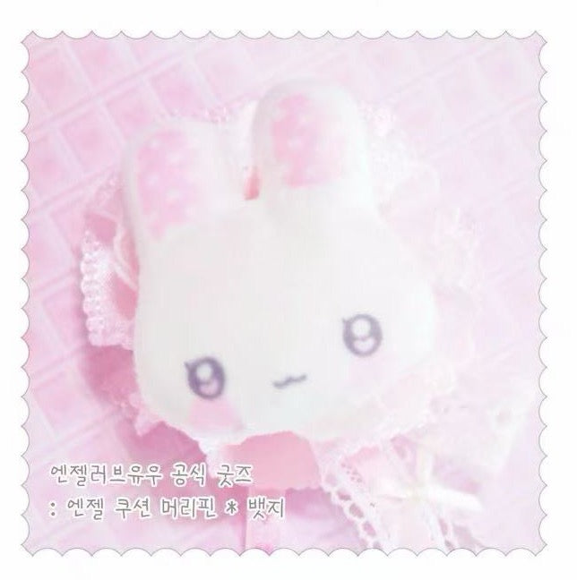 [Angeloveyou] Blush Bunny Pin Button