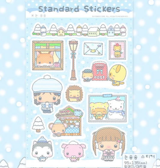 Pobe Snowing Sticker