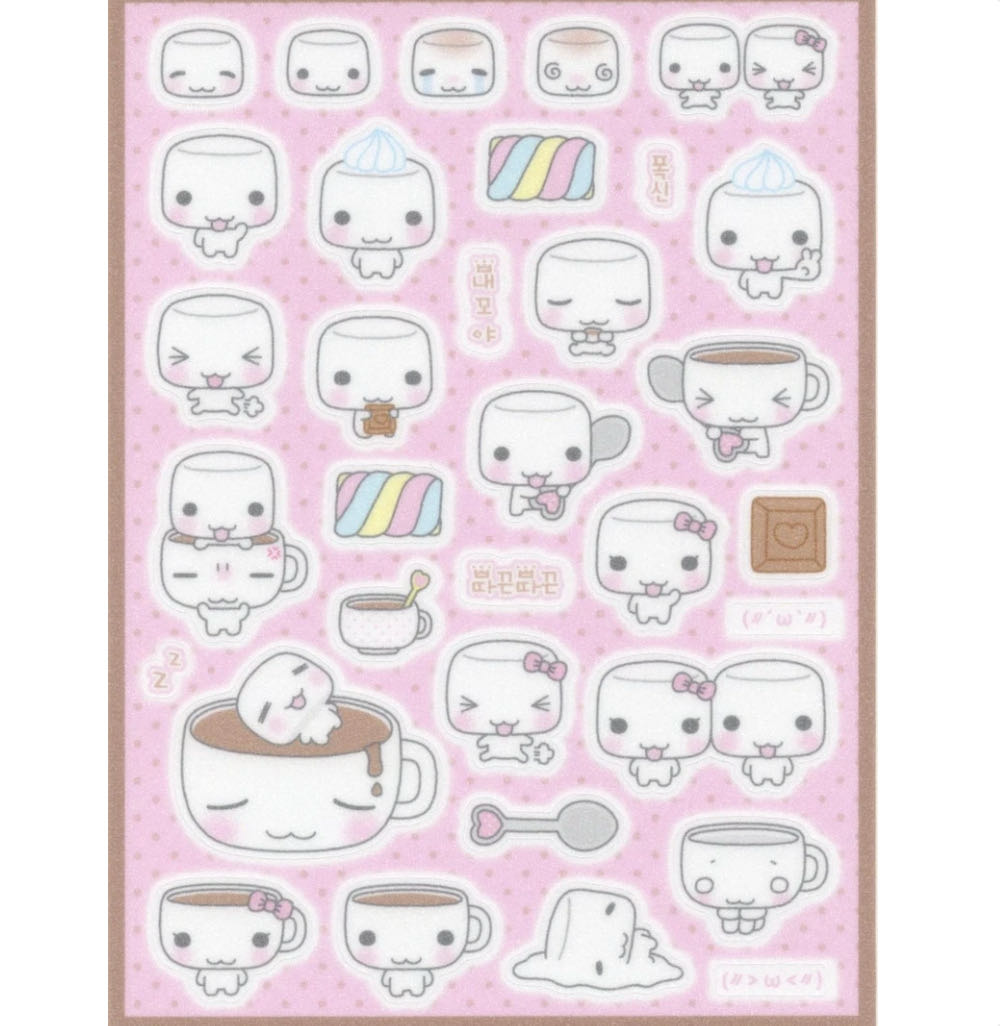 [Wansoclub] Marshmallow Time Sticker