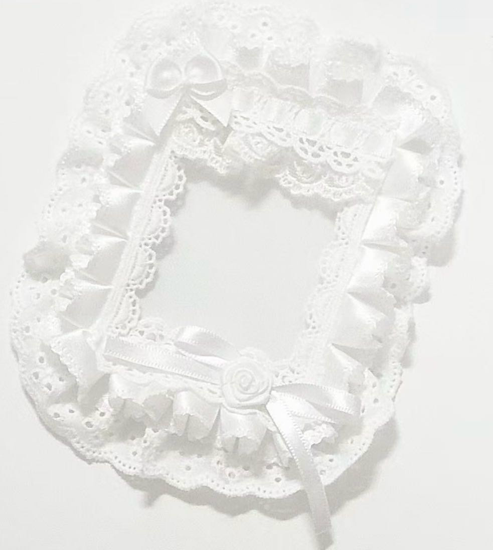 [Angeloveyou] White Rose Card Holder