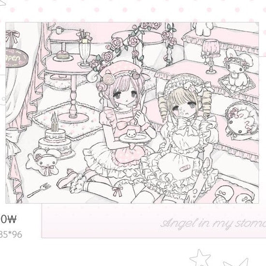 [Milky Heart] Angel In My Stomach Postcard